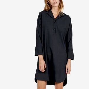 Everlane Artist Smock Tunic Dress Wool Blend Classic S/M Oversized